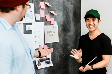 Poster - Business man presenting