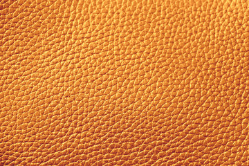 Wall Mural - The texture of genuine leather. Brown background.