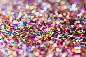 Sticker - Colorful glitter textured background abstract