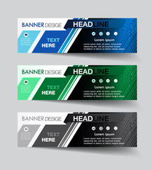 Leinwandbilder - modern circuit text box template for website computer graphic technology, banner Infographics, time line