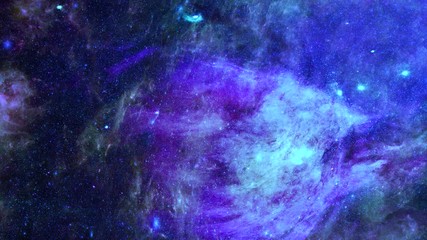 Wall Mural - Animation view to travelling across the universe in moving
