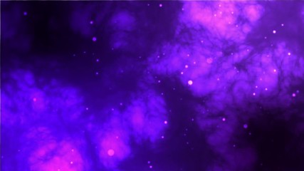 Wall Mural - Atmospheric purple and violet background texture with moving particles