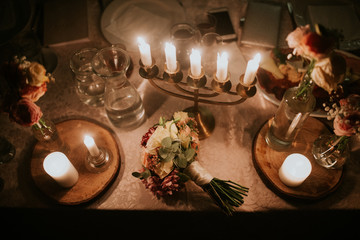 Beautifully decorated table for a special occasion