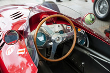 Red Race Car Cockpit