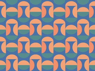 Fototapete - Spring. Colors.  concentric circle.  sector. Pattern without seams