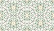 Folk floral pattern of leaves and flowers on a white background. Old folk seamless ornament in vector.