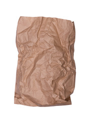 Wall Mural - Crumpled paper bag