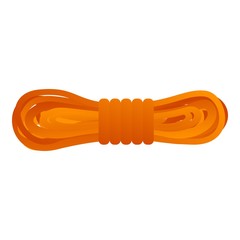 Poster - Hiking rope icon. Cartoon of hiking rope vector icon for web design isolated on white background