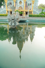 Buu Long pagoda has the unique combination of architectural style of India, Myanmar, Thailand and Vietnam, located at Ho Chi Minh city, Vietnam