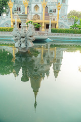 Buu Long pagoda has the unique combination of architectural style of India, Myanmar, Thailand and Vietnam, located at Ho Chi Minh city, Vietnam