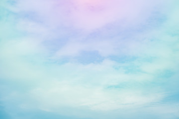 Wall Mural - cloud background with a pastel colour