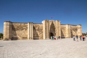 Caravanserai Sultanhani was built in 1229 by Sultan Alaaddin Keykubat. It was an important point of the Silk Road in the Seljuk era on the road to Konya - Aksaray	