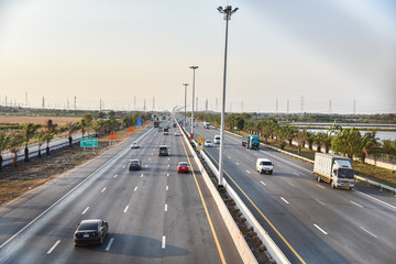 driving on the road