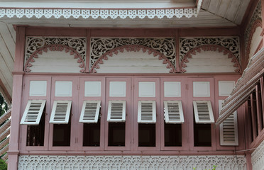 The Vongburi House Museum a private museum, Phrae province, Northern Thailand.