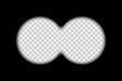 © sanchesnet1 - View binoculars with soft blurry edges. Realistic vector illustration.