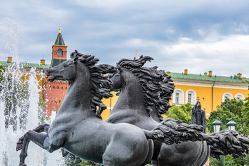 Wall Mural - Statuen in Moskau