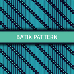 Wall Mural - Illustration vector graphic of batik pattern. javanese indonesian batik. good for print design. decoration and wallpaper.