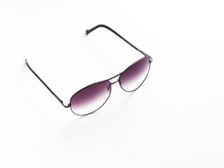 aviator sunglass frame isolated stock image.