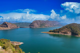 Fototapeta  - Beautiful View of the Idukki Dam and its surroundings