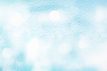Wall Mural - abstract blue background with bokeh