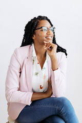 Wall Mural - confident african businesswoman
