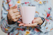 © rawpixel.com - Pink mug with design space