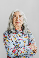 Wall Mural - confident senior woman