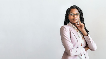 Wall Mural - confident african businesswoman