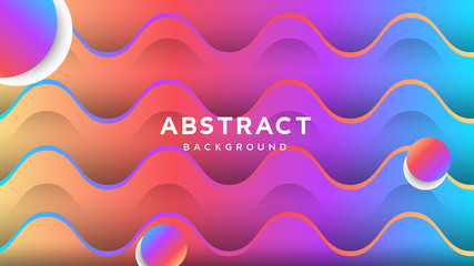 Abstract wave  gradient background