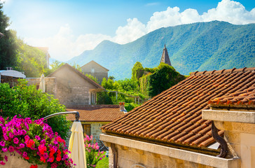 Wall Mural - City of Perast in spring