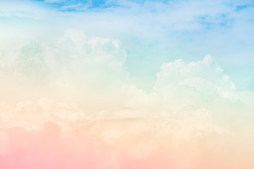 Wall Mural - cloud background with a pastel colour