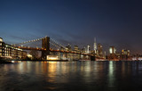 Fototapeta  - Brooklyn Bridge und Skyline New York City / Manhatten