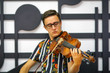 © isayurtsever - Young musician playing the violin, Close Up, Playing his handmade violin with great success
