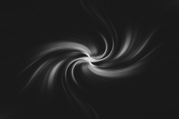 Canvas Print - twirl black and white abstract illustration