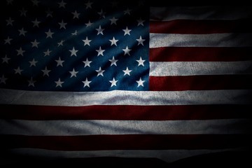 grunge american flag