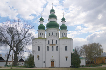 Assumption Cathedral. Cathedral Church of the Yelets Monastery in Chernigov. Ukraine