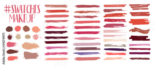 Fotografía Swatches makeup collection