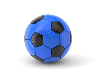 3d illustration of soccer ball isolated