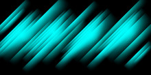 Modern Abstract Background With Diagonal Lines Or Stripes Elements And Blue Black Color Shiny Gradient With A Digital Technology Theme.
