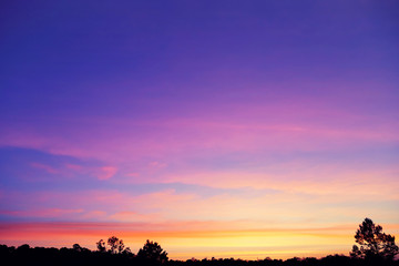 Wall Mural - beautiful sunset or sunrise sky background