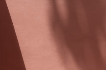Wall Mural - Red wall with shadows