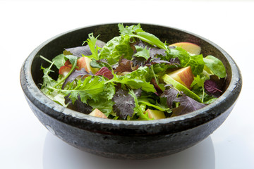 Vegetarian favorite, continental breakfast lettuce salad with diverse vegetables