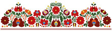 Hungarian Embroidery Border Pattern