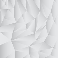 Poster - Gray abstract polygon background