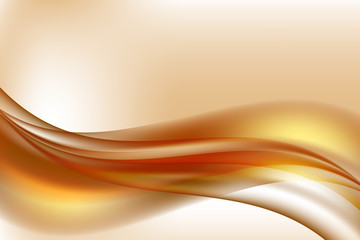 Poster - Fluid color wave abstract vector background. Layout template for business or technology presentation, banner, poster or web brochure cover, wallpaper concept