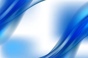 Poster - Fluid color wave abstract vector background. Layout template for business or technology presentation, banner, poster or web brochure cover, wallpaper concept