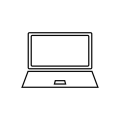 Wall Mural - Laptop And Connection Icon Vector Design Template