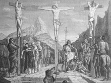 The Death Of Christ By Andrea Mantegna, An Italian Painter In The Old Book Histoire Des Peintres, By M. Blanc, 1868, Paris