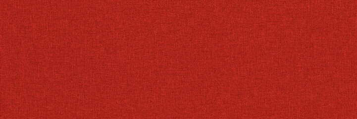 close-up long and wide texture of natural red fabric or cloth in light red color. fabric texture of 