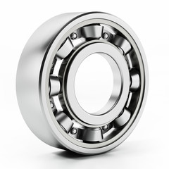 Wall Mural - Wheel bearing isolated on white background. 3D illustration